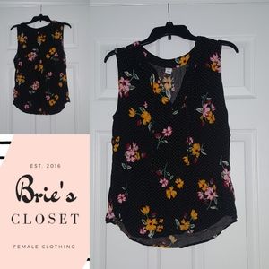 Floral Sleeveless Top